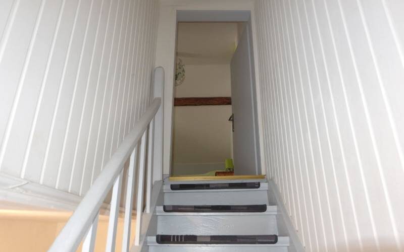 Treppe zum Dachgeschoss, Haupthaus