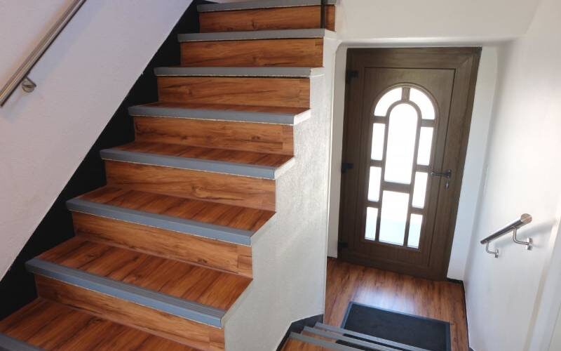 Treppe zum Dachgeschoss