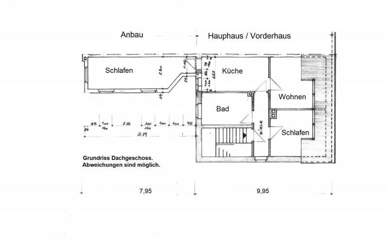 Grundriss, Dachgeschoss