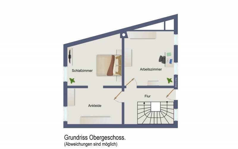 Grundriss Obergeschoss