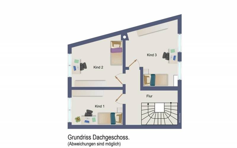 Grundriss Dachgeschoss