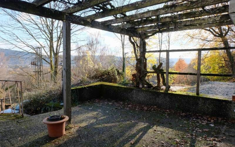 Terrasse vor dem Haus