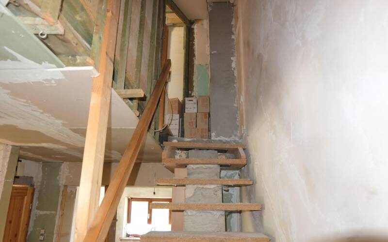 Treppe zum OG